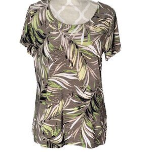 Croft and Barrow Short Sleeve Top Womens PM